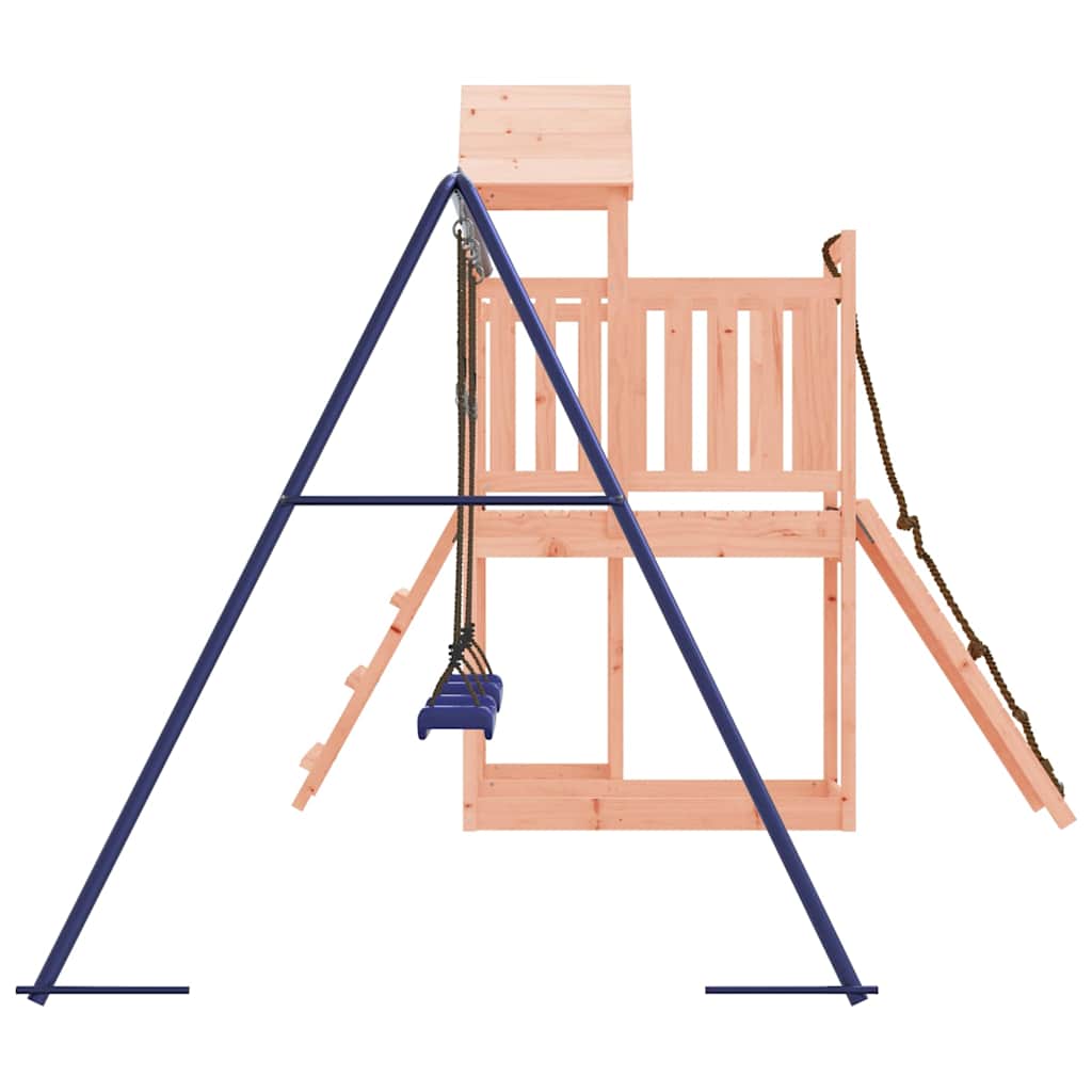 vidaXL Outdoor Playset Solid Wood Douglas - Brown - 32505