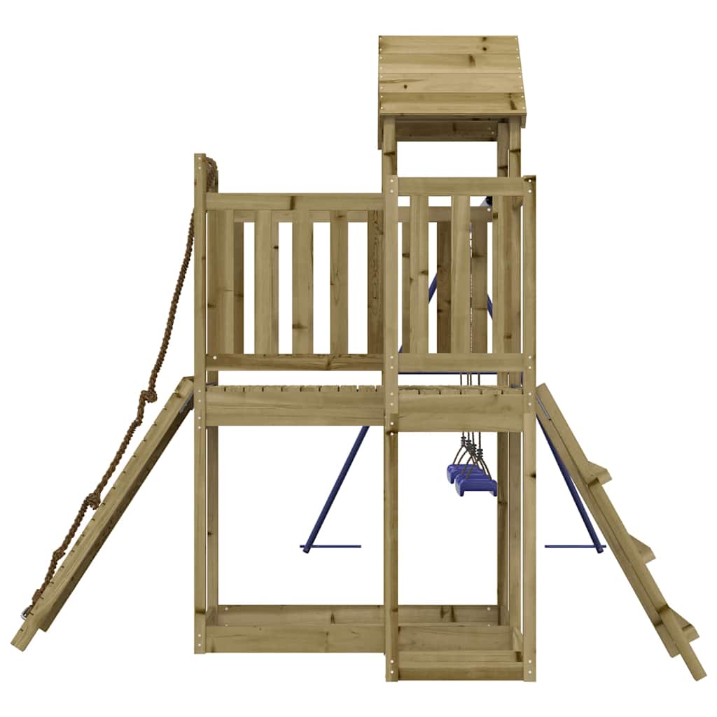 vidaXL Outdoor Playset Impregnated Wood Pine - Brown - 32506