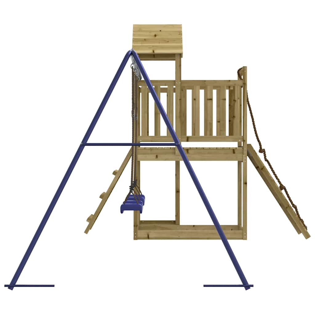 vidaXL Outdoor Playset Impregnated Wood Pine - Brown - 32506