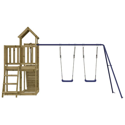 vidaXL Outdoor Playset Impregnated Wood Pine - Brown - 32506