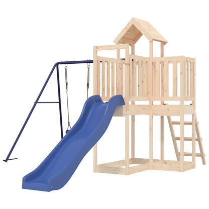 vidaXL Outdoor Playset Solid Wood Pine - Brown - 32515