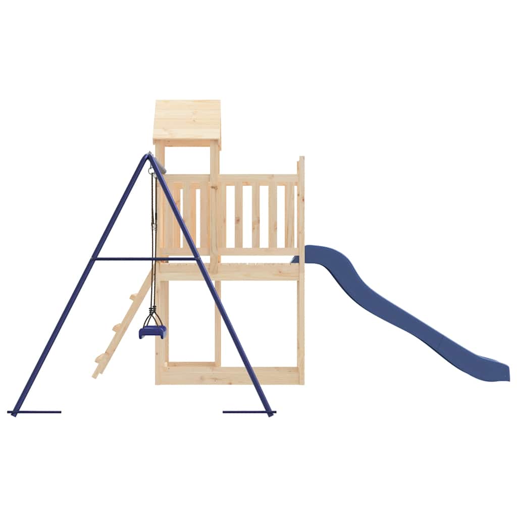 vidaXL Outdoor Playset Solid Wood Pine - Brown - 32515
