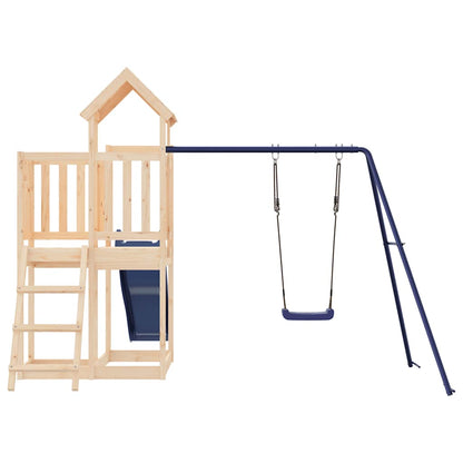 vidaXL Outdoor Playset Solid Wood Pine - Brown - 32515