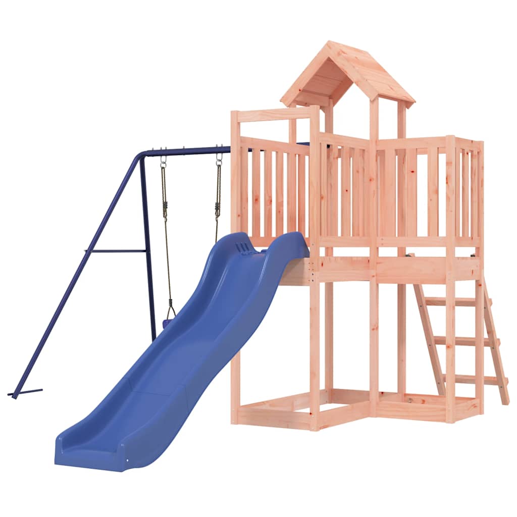 vidaXL Outdoor Playset Solid Wood Douglas - Brown - 32528