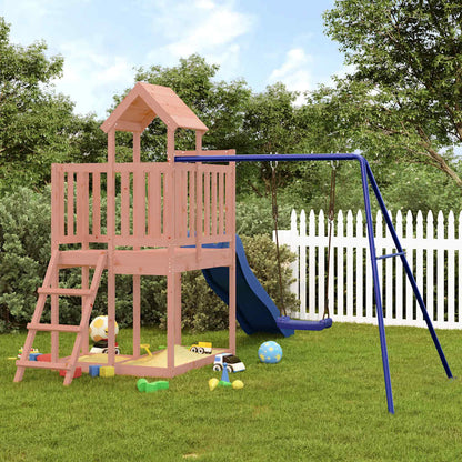 vidaXL Outdoor Playset Solid Wood Douglas - Brown - 32528
