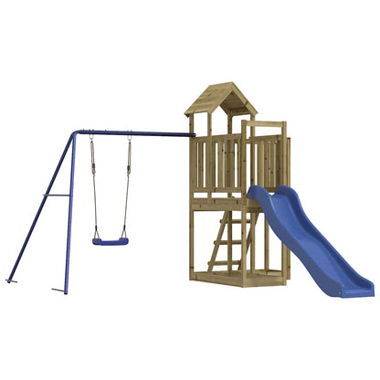 vidaXL Outdoor Playset Impregnated Wood Pine - Brown - 32529
