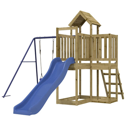 vidaXL Outdoor Playset Impregnated Wood Pine - Brown - 32529