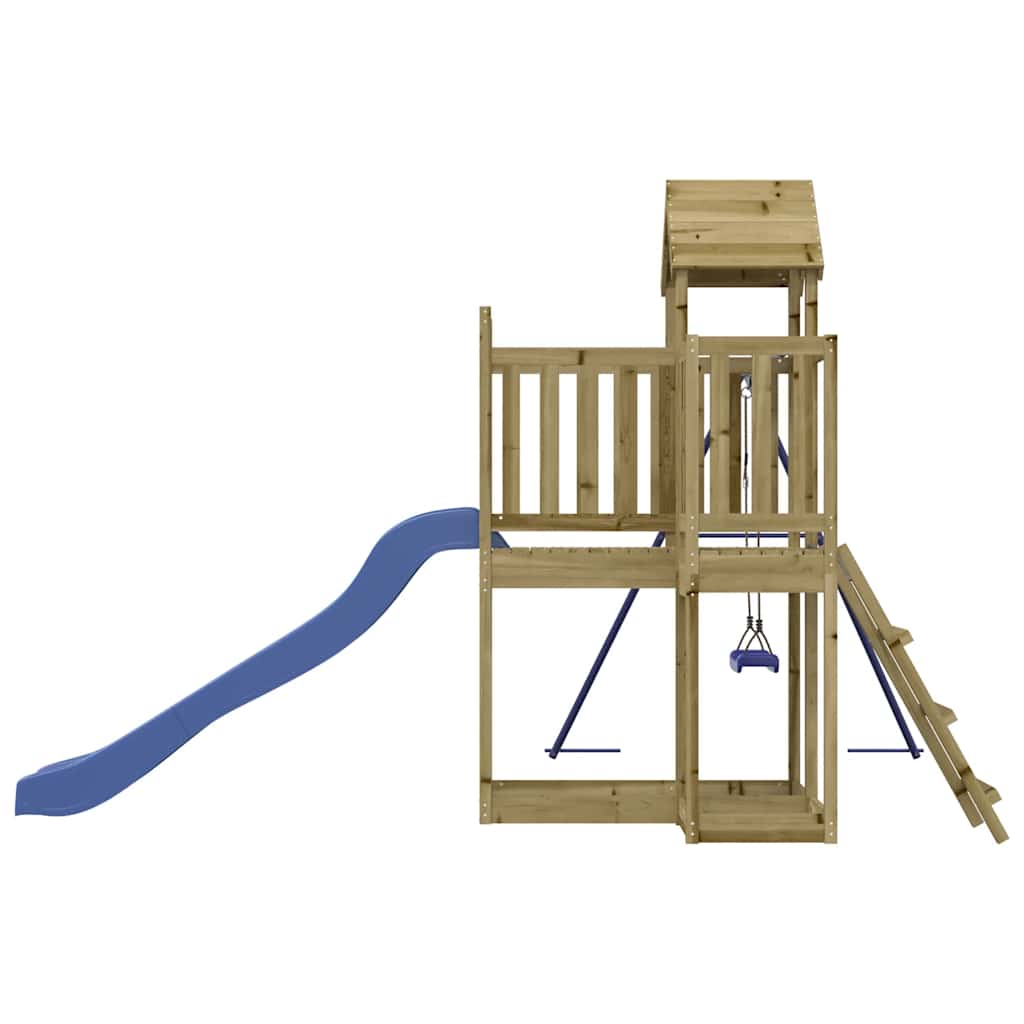 vidaXL Outdoor Playset Impregnated Wood Pine - Brown - 32529