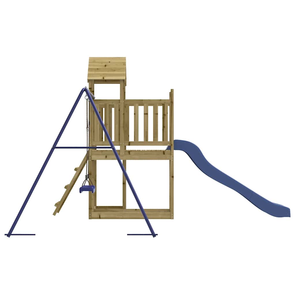 vidaXL Outdoor Playset Impregnated Wood Pine - Brown - 32529