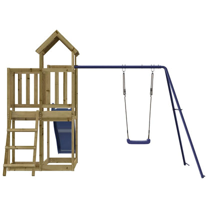 vidaXL Outdoor Playset Impregnated Wood Pine - Brown - 32529