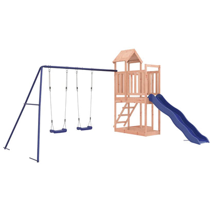 vidaXL Outdoor Playset Solid Wood Douglas - Brown - 32539