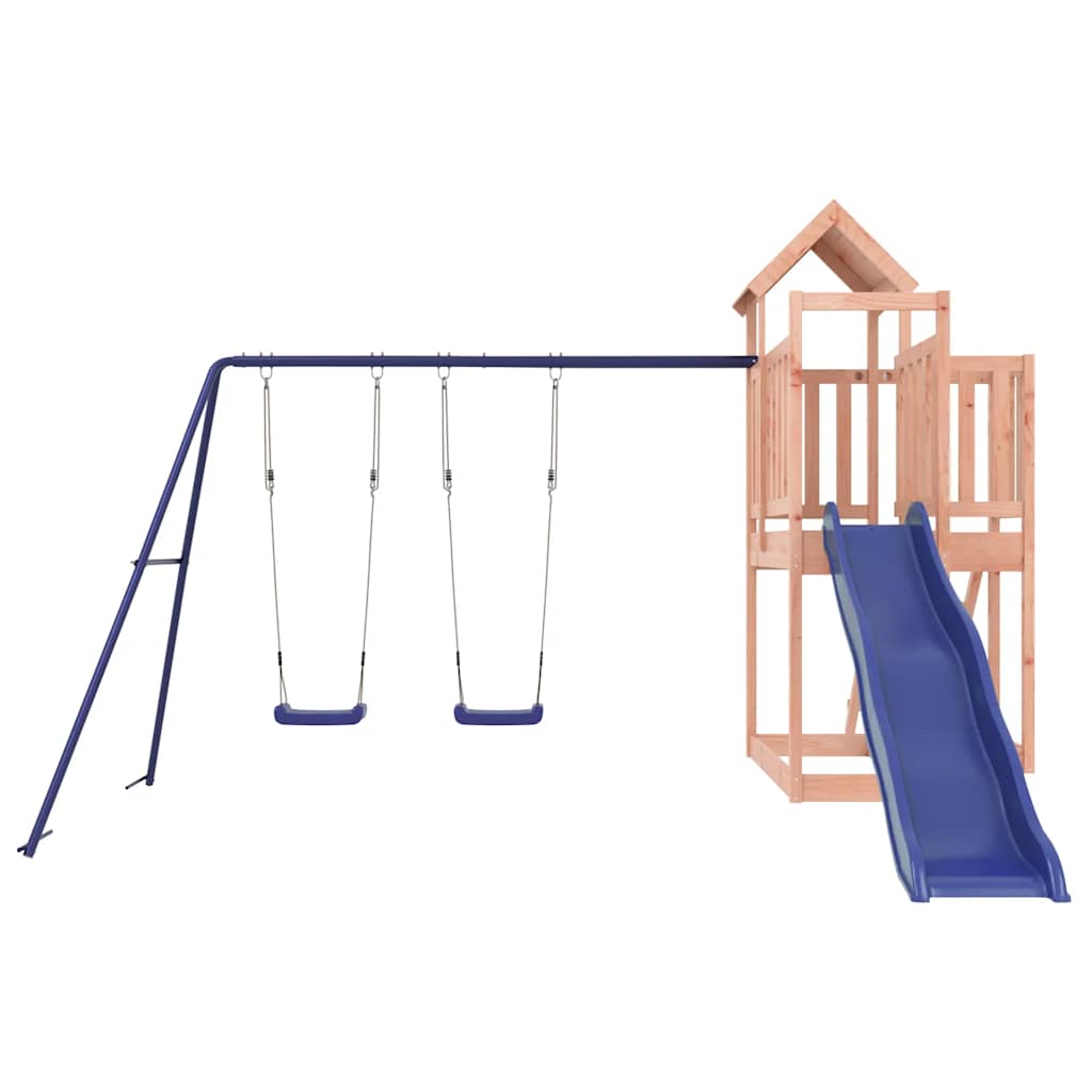 vidaXL Outdoor Playset Solid Wood Douglas - Brown - 32539