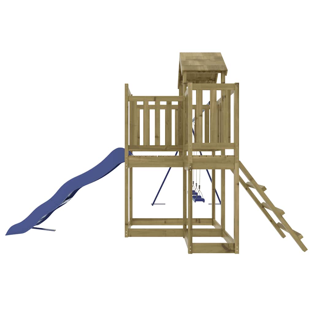vidaXL Outdoor Playset Impregnated Wood Pine - Brown - 32540