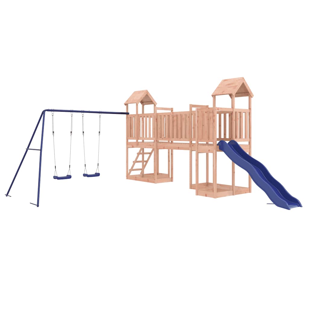 vidaXL Outdoor Playset Solid Wood Douglas - Brown - 32557