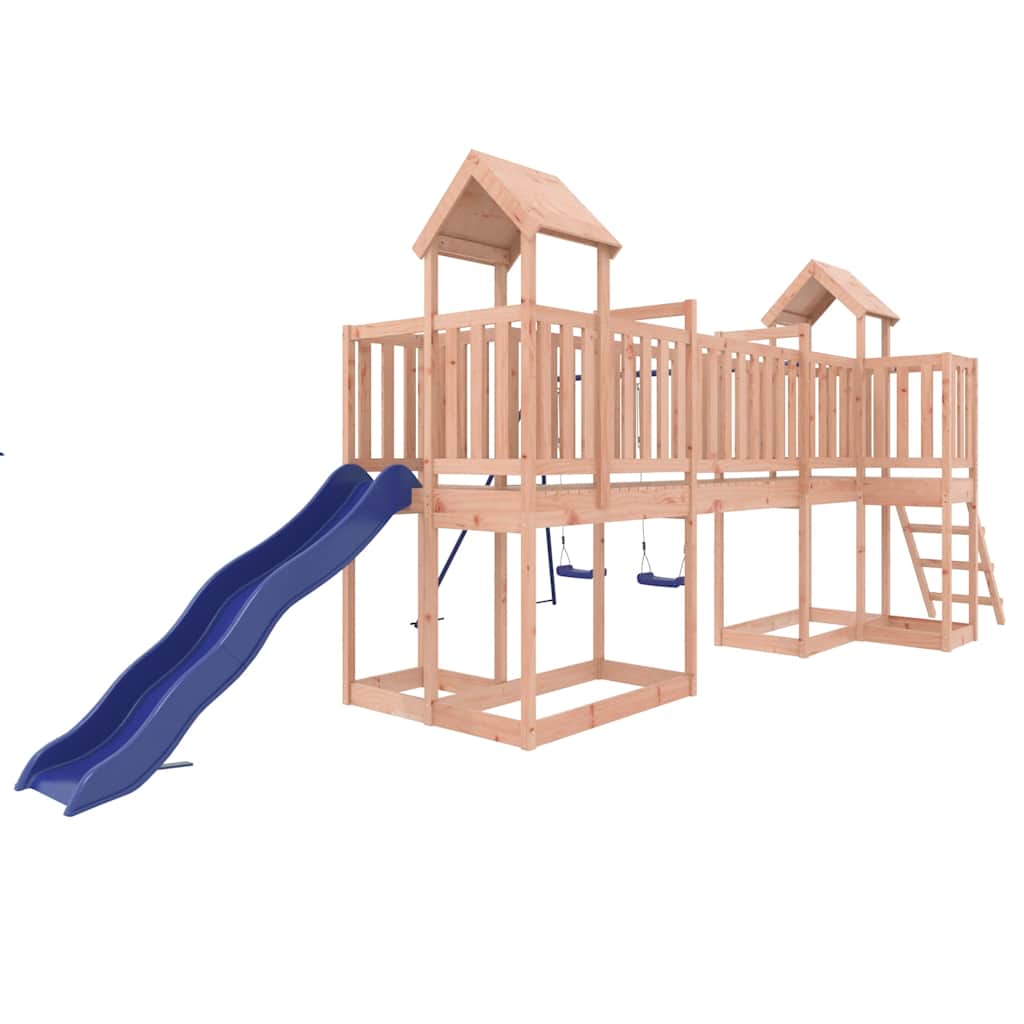 vidaXL Outdoor Playset Solid Wood Douglas - Brown - 32557