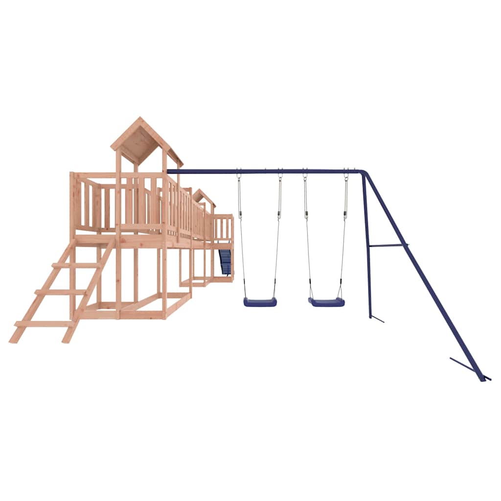 vidaXL Outdoor Playset Solid Wood Douglas - Brown - 32557