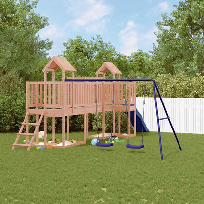 vidaXL Outdoor Playset Solid Wood Douglas - Brown - 32557