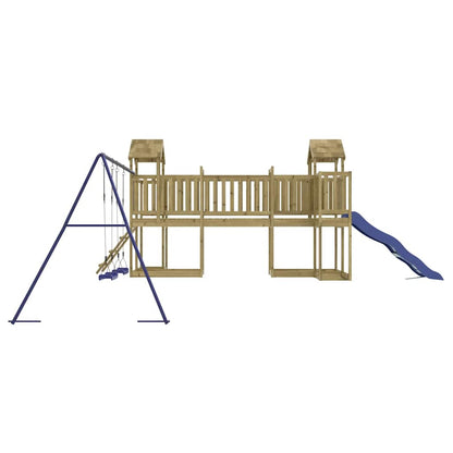 vidaXL Outdoor Playset Impregnated Wood Pine - Brown - 32559