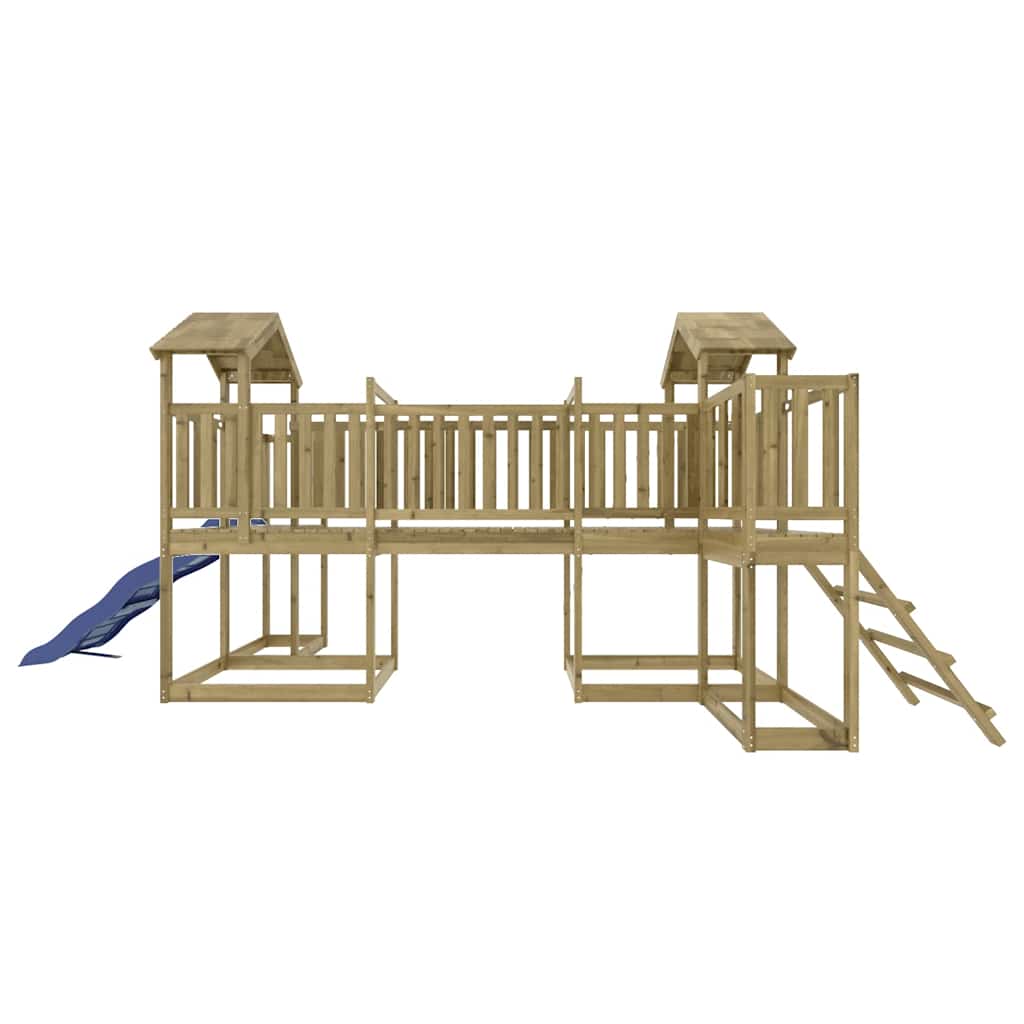 vidaXL Outdoor Playset Impregnated Wood Pine - Brown - 32559