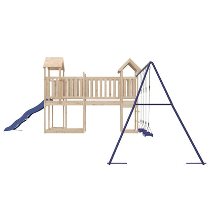 vidaXL Outdoor Playset Solid Wood Pine - Brown - 32560
