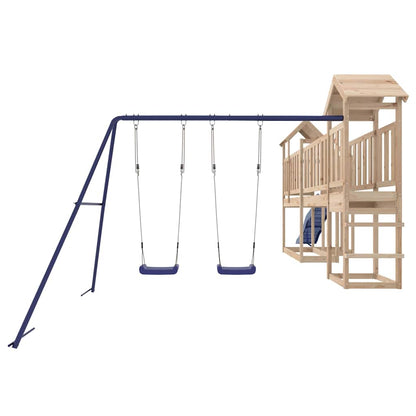 vidaXL Outdoor Playset Solid Wood Pine - Brown - 32560
