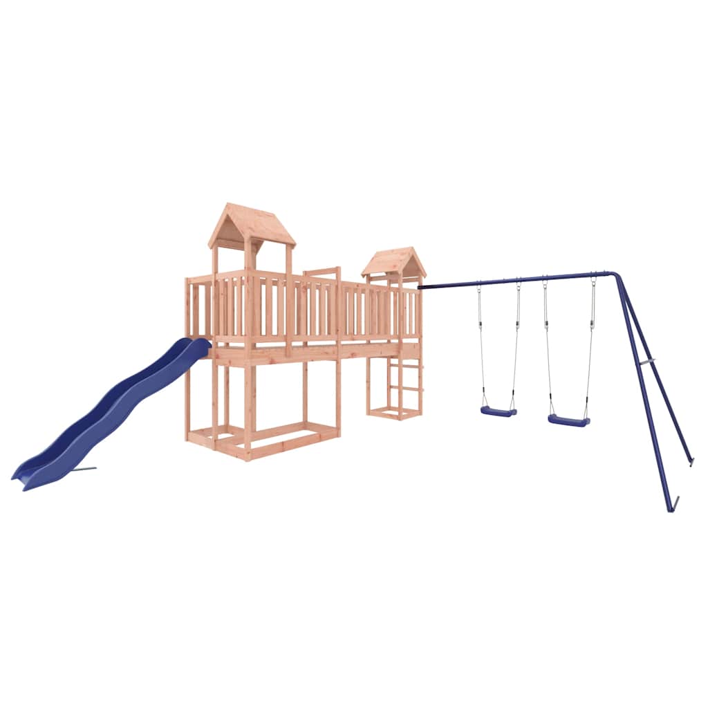 vidaXL Outdoor Playset Solid Wood Douglas - Brown - 32561