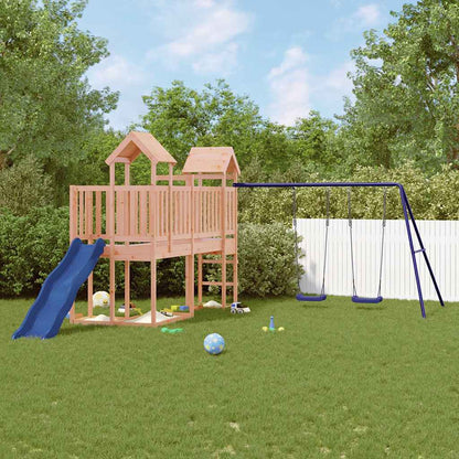 vidaXL Outdoor Playset Solid Wood Douglas - Brown - 32561