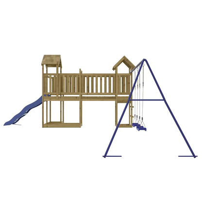 vidaXL Outdoor Playset Impregnated Wood Pine - Brown - 32562