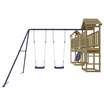 vidaXL Outdoor Playset Impregnated Wood Pine - Brown - 32562