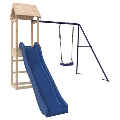 vidaXL Outdoor Playset Solid Wood Pine - Brown - 32574