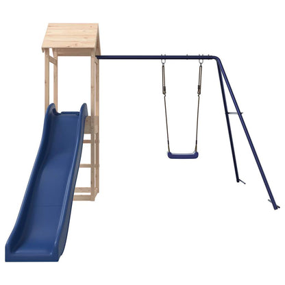 vidaXL Outdoor Playset Solid Wood Pine - Brown - 32574