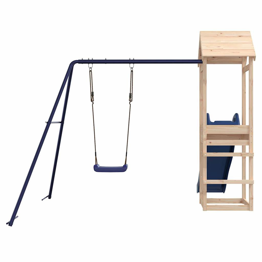 vidaXL Outdoor Playset Solid Wood Pine - Brown - 32574