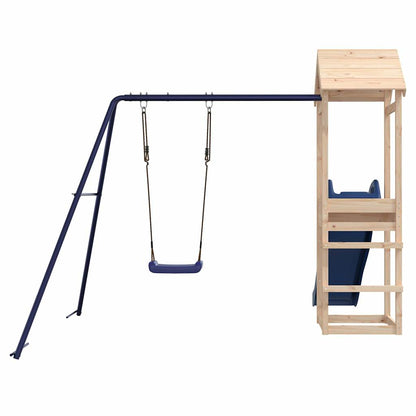 vidaXL Outdoor Playset Solid Wood Pine - Brown - 32574