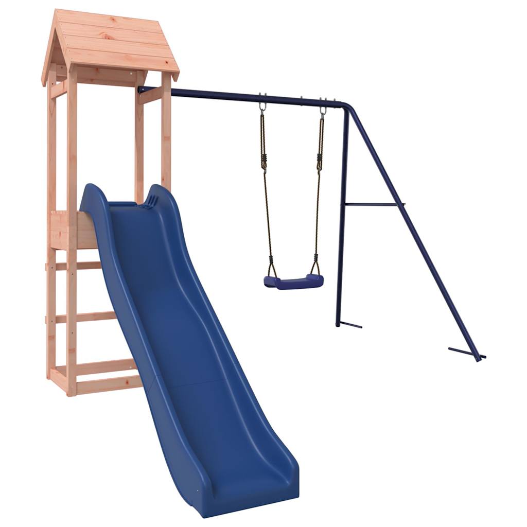 vidaXL Outdoor Playset Solid Wood Douglas - Brown - 32583