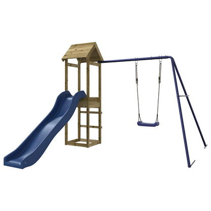 vidaXL Outdoor Playset Impregnated Wood Pine - Brown - 32592