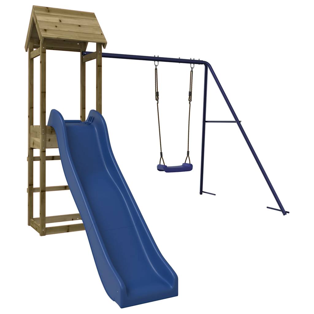 vidaXL Outdoor Playset Impregnated Wood Pine - Brown - 32592
