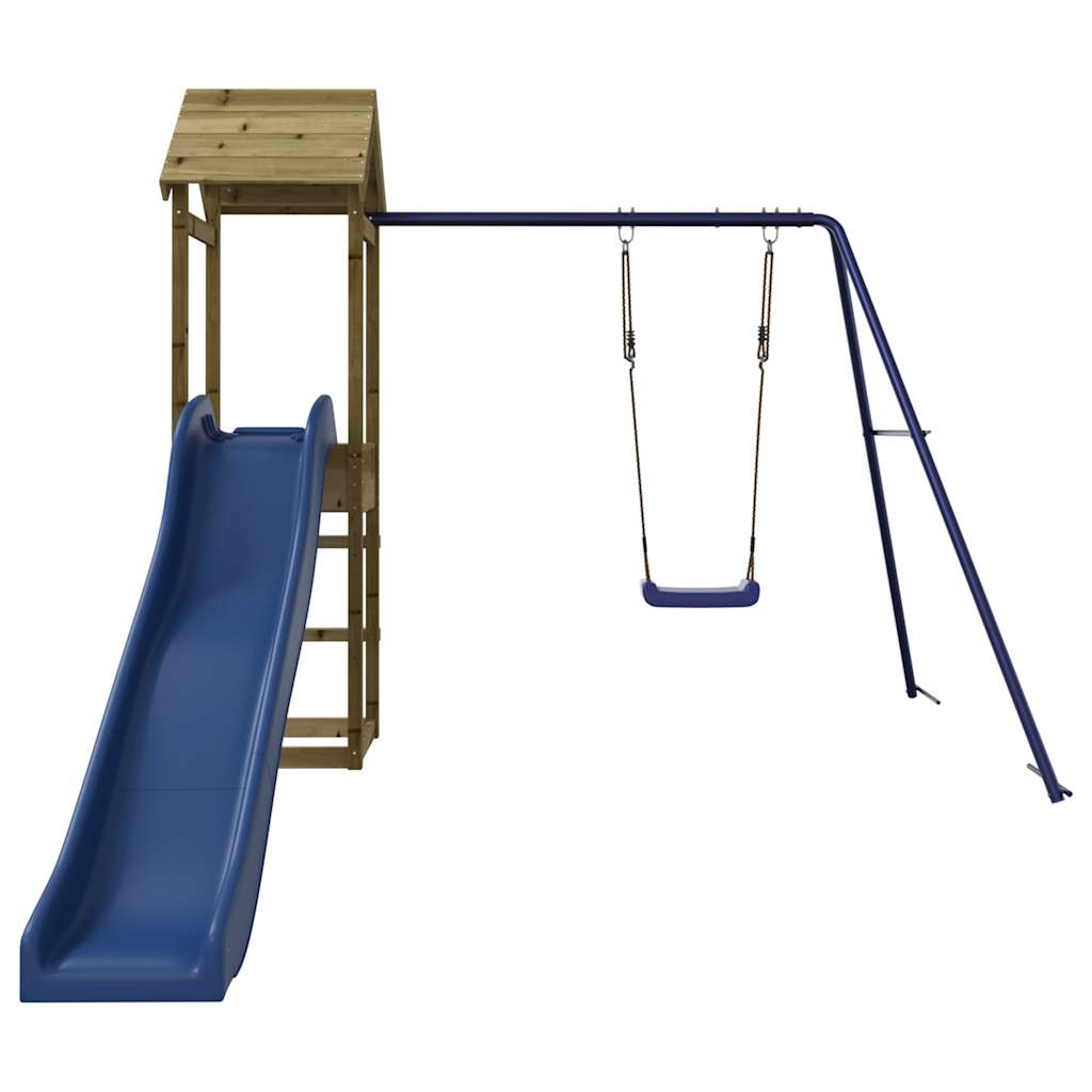 vidaXL Outdoor Playset Impregnated Wood Pine - Brown - 32592