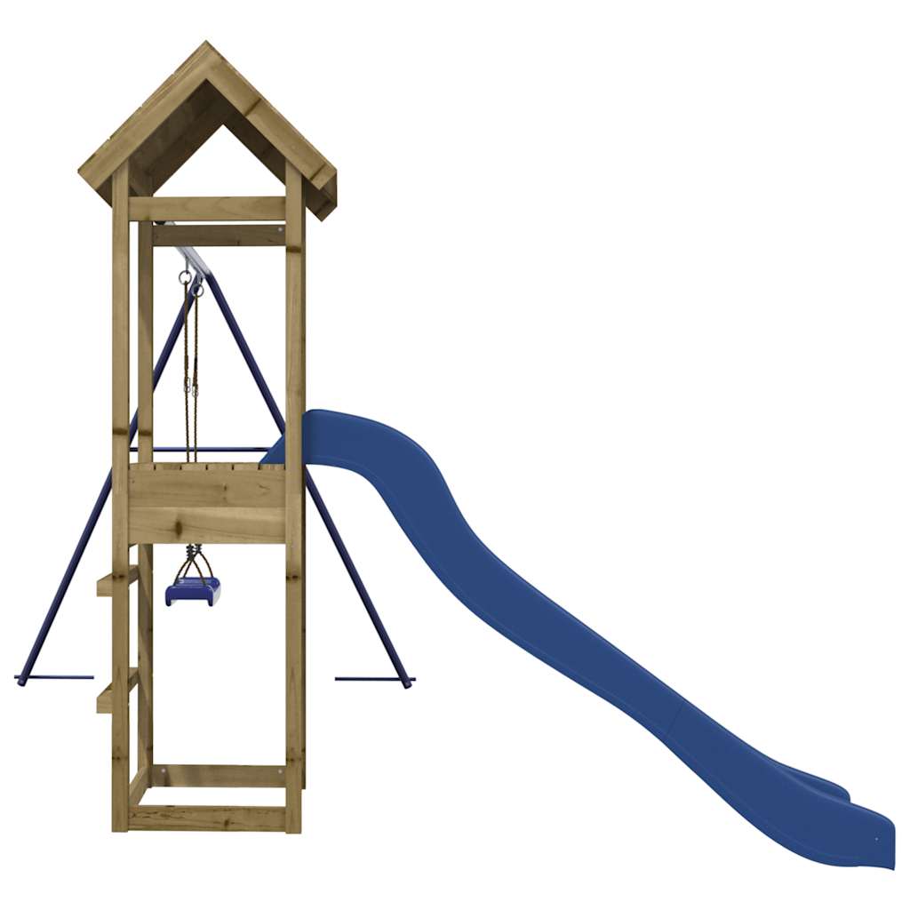 vidaXL Outdoor Playset Impregnated Wood Pine - Brown - 32592