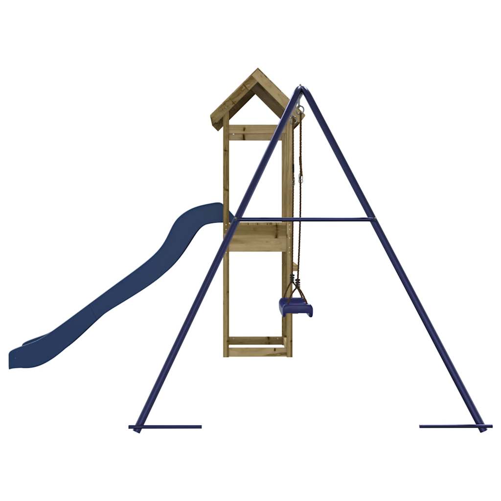 vidaXL Outdoor Playset Impregnated Wood Pine - Brown - 32592