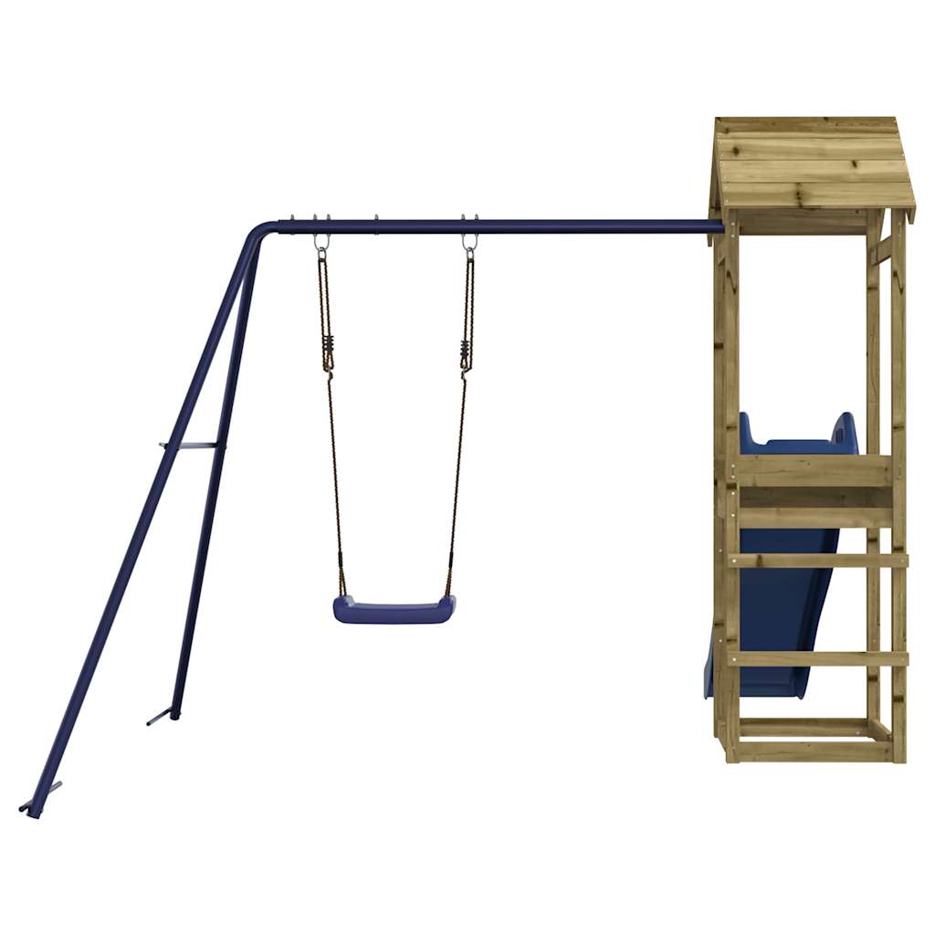 vidaXL Outdoor Playset Impregnated Wood Pine - Brown - 32592
