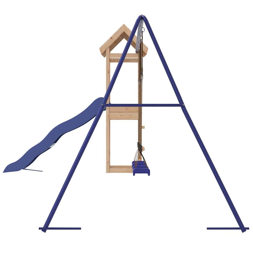 vidaXL Outdoor Playset Solid Wood Pine - Brown - 32605