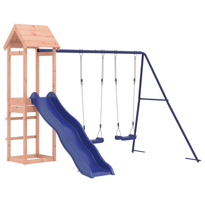 vidaXL Outdoor Playset Solid Wood Douglas - Brown - 32606