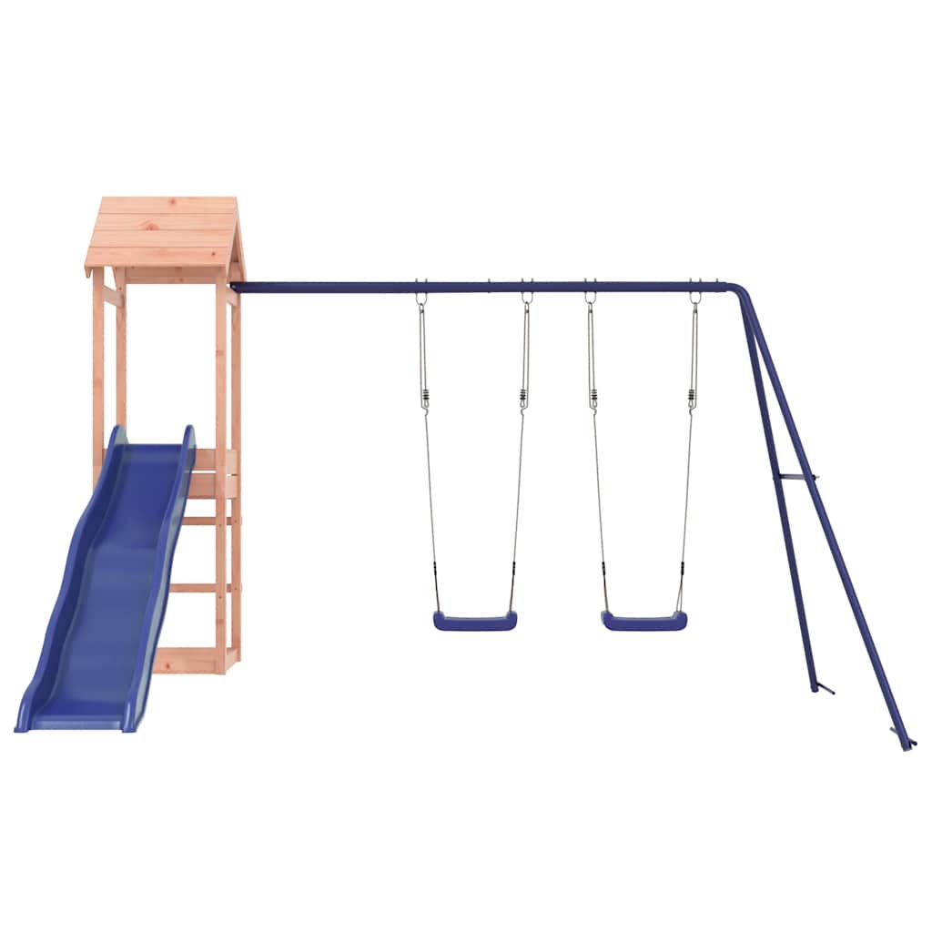vidaXL Outdoor Playset Solid Wood Douglas - Brown - 32606