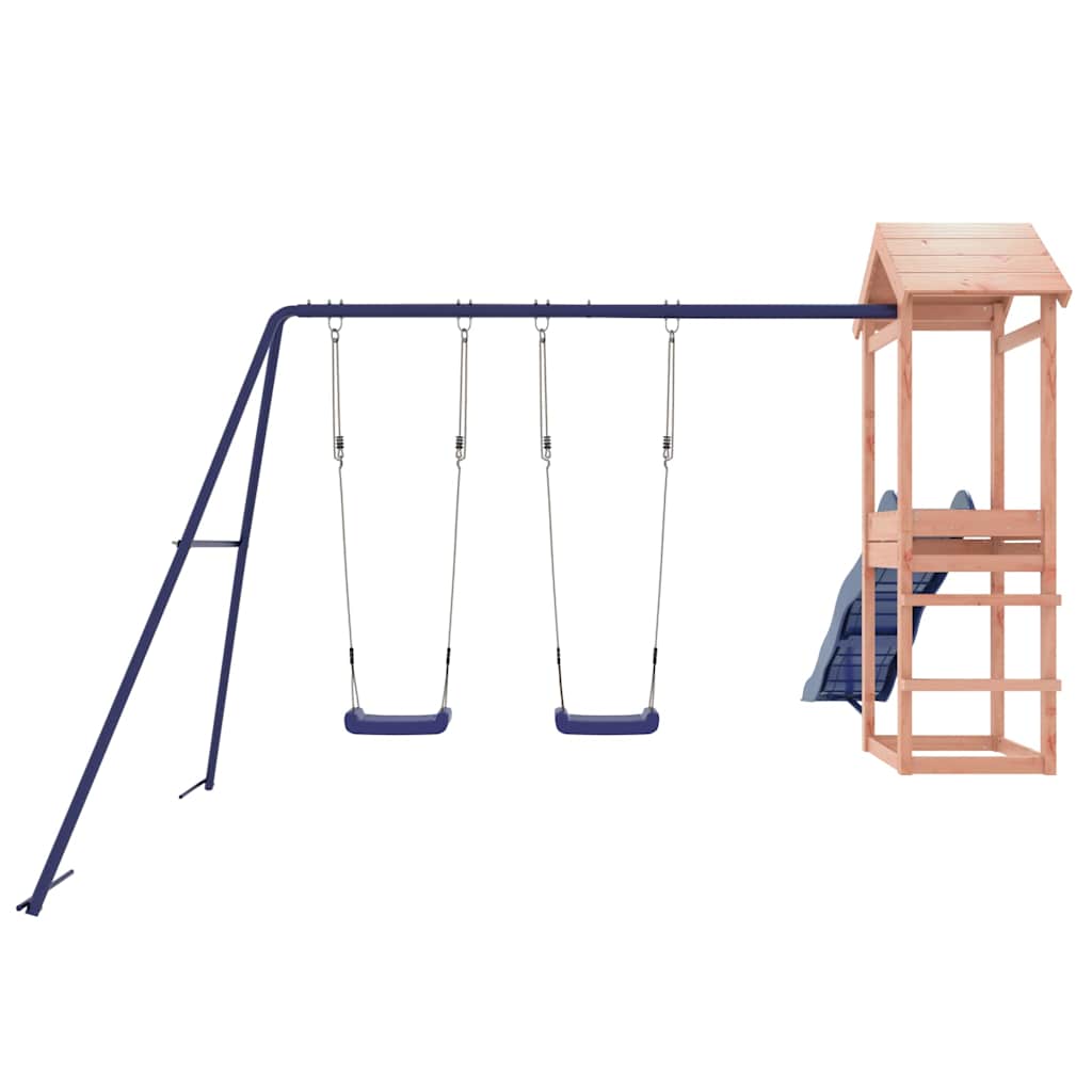 vidaXL Outdoor Playset Solid Wood Douglas - Brown - 32606