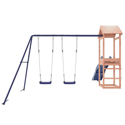 vidaXL Outdoor Playset Solid Wood Douglas - Brown - 32606