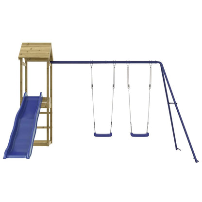 vidaXL Outdoor Playset Impregnated Wood Pine - Brown - 32607