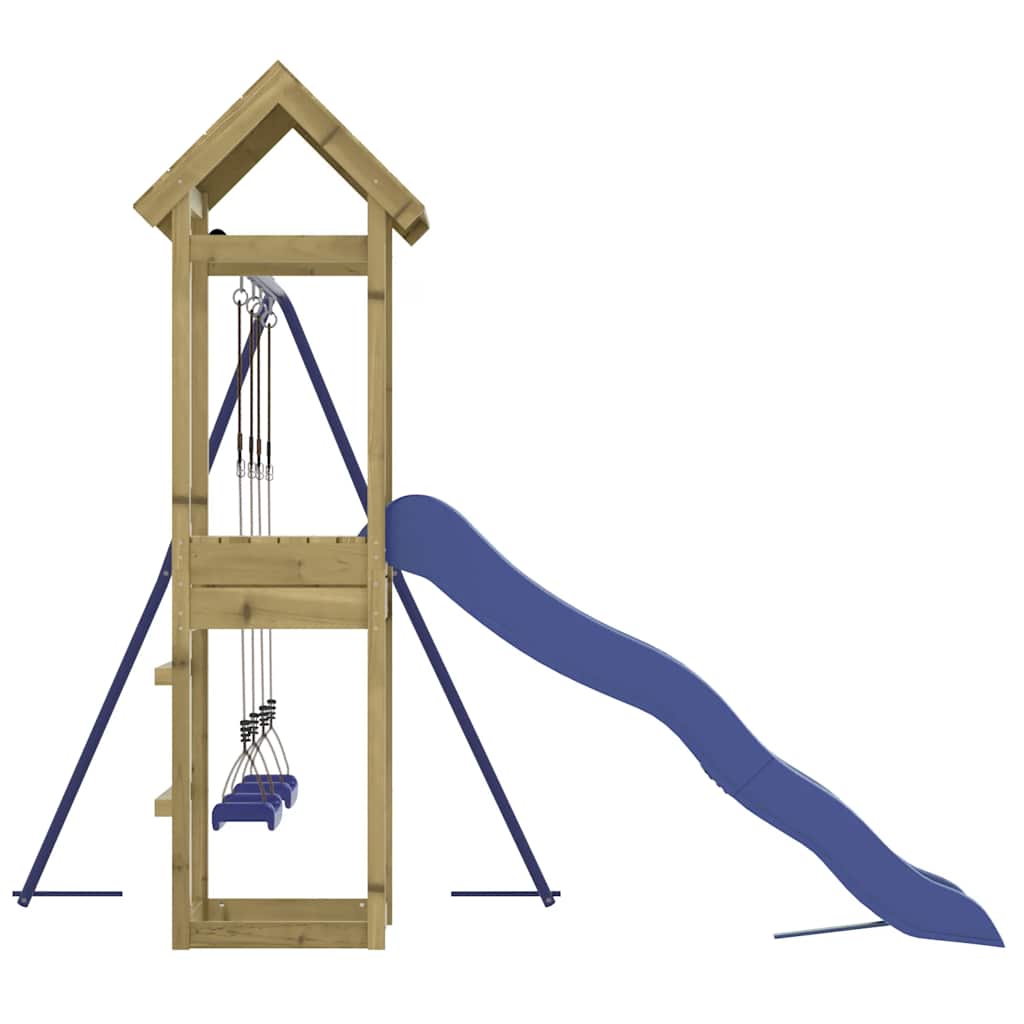 vidaXL Outdoor Playset Impregnated Wood Pine - Brown - 32607