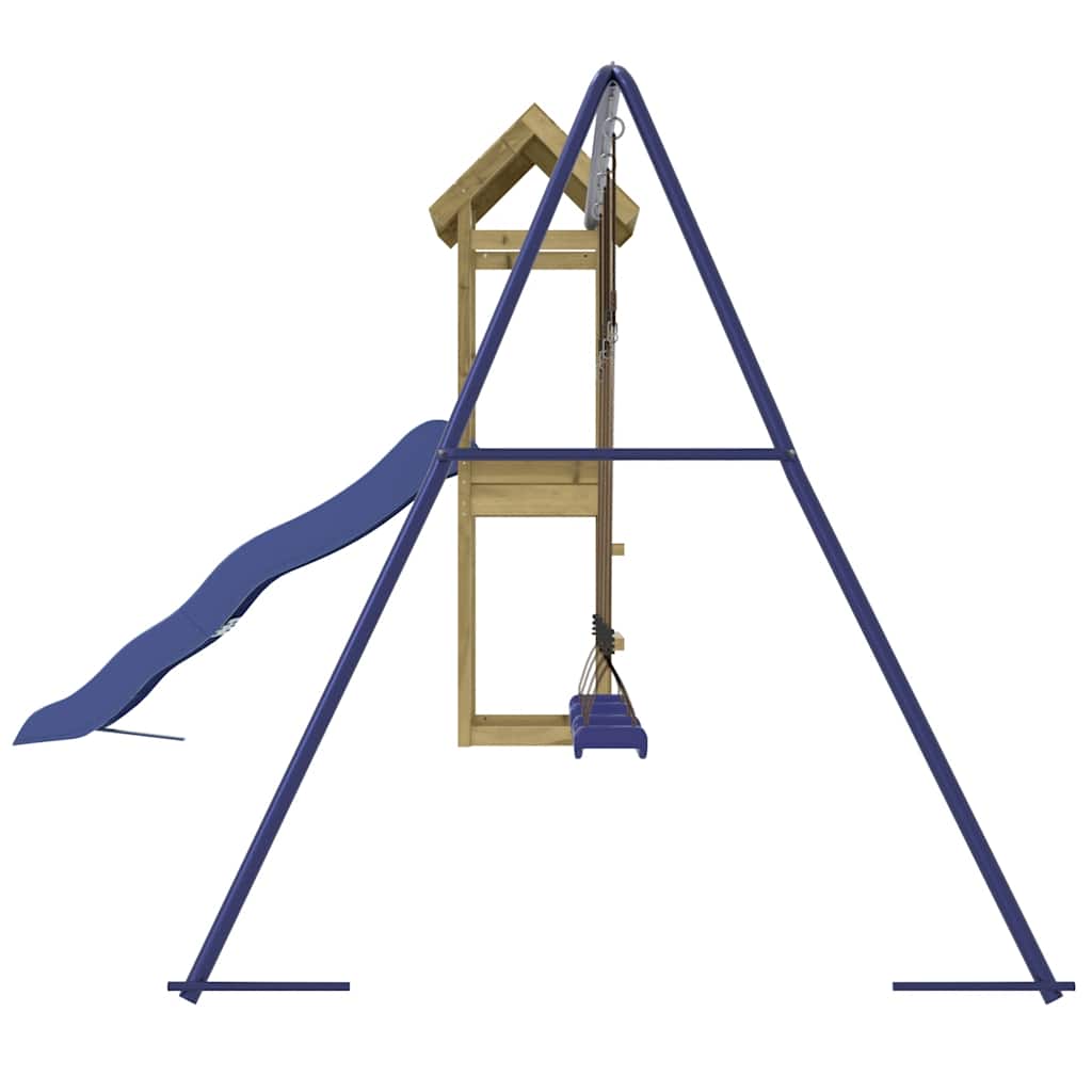 vidaXL Outdoor Playset Impregnated Wood Pine - Brown - 32607