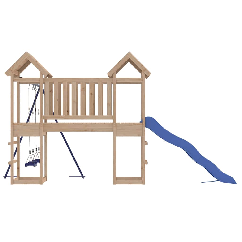 vidaXL Outdoor Playset Solid Wood Pine - Brown - 32616