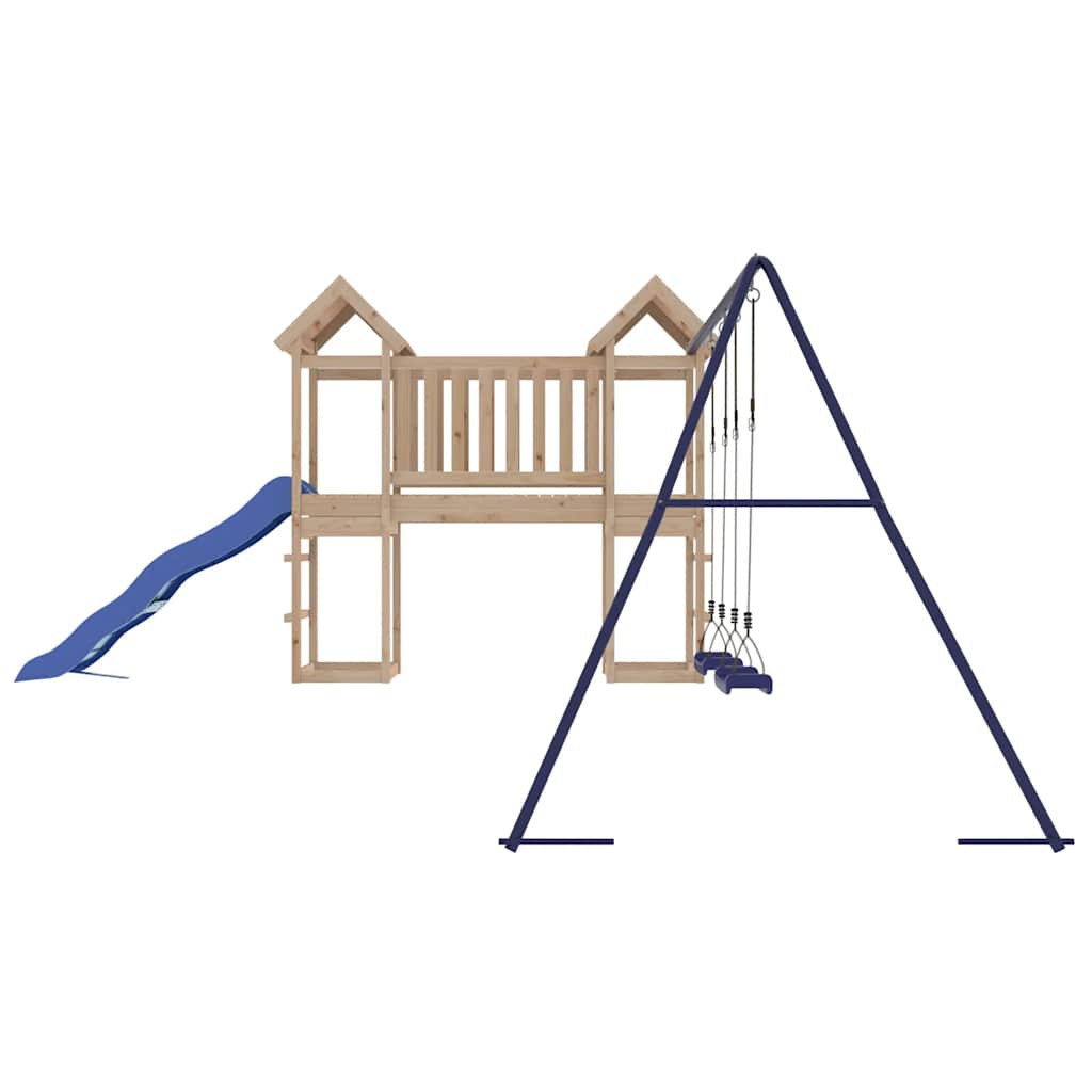 vidaXL Outdoor Playset Solid Wood Pine - Brown - 32616